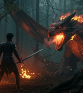 Scene from typical streaming playback